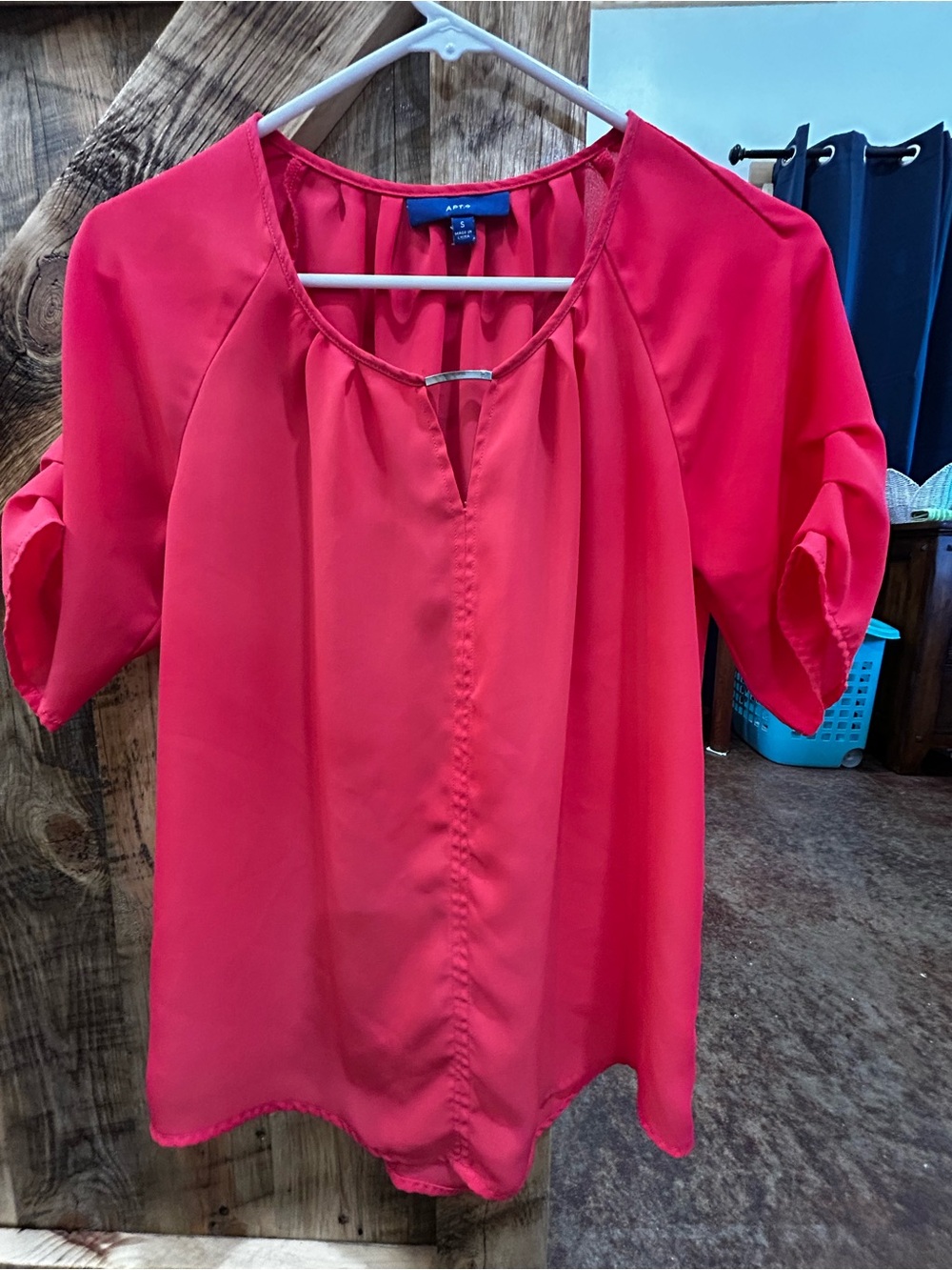 Apt. 9 Girls' Bright Red Pleated One-Piece